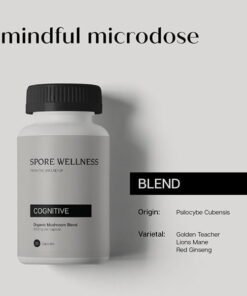 Spore Wellness Microdosing Mushroom Capsules – The Micro Bundle (Cognitive, Energy, & Immune)